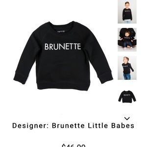 Brunette Crew Neck Sweatshirt